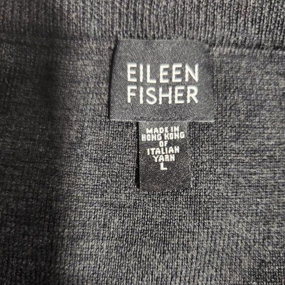 Eileen Fisher 100% Merino Wool Maxi Skirt in Charcoal Grey Sz Lg MSRP$ 278 - Picture 4 of 6
